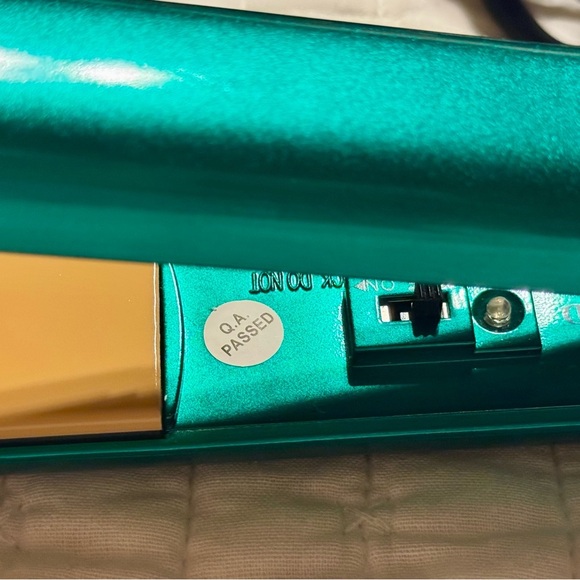 ICHI 1 Inch Ceramic Hair Straightening Iron Glitter Green NEW No Box - Picture 10 of 10